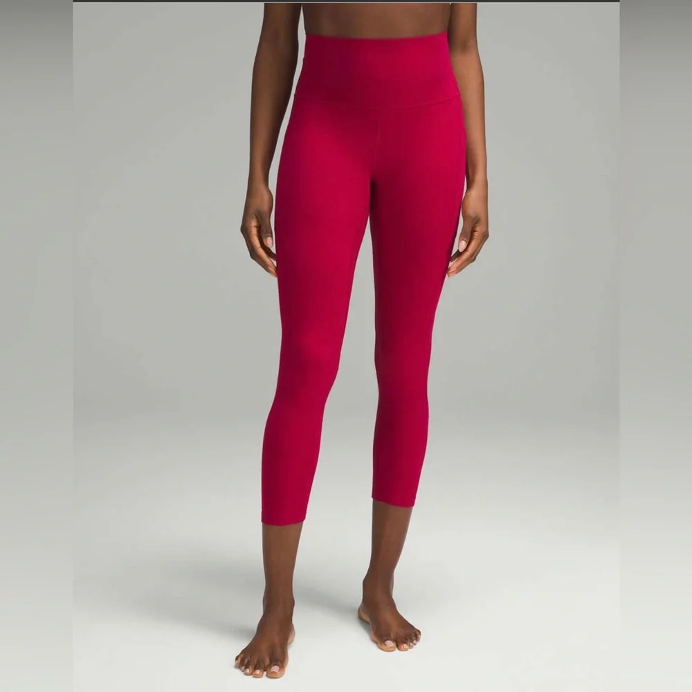 Lululemon Align High-Rise Leggings in Ruby Red - Picture 2 of 8